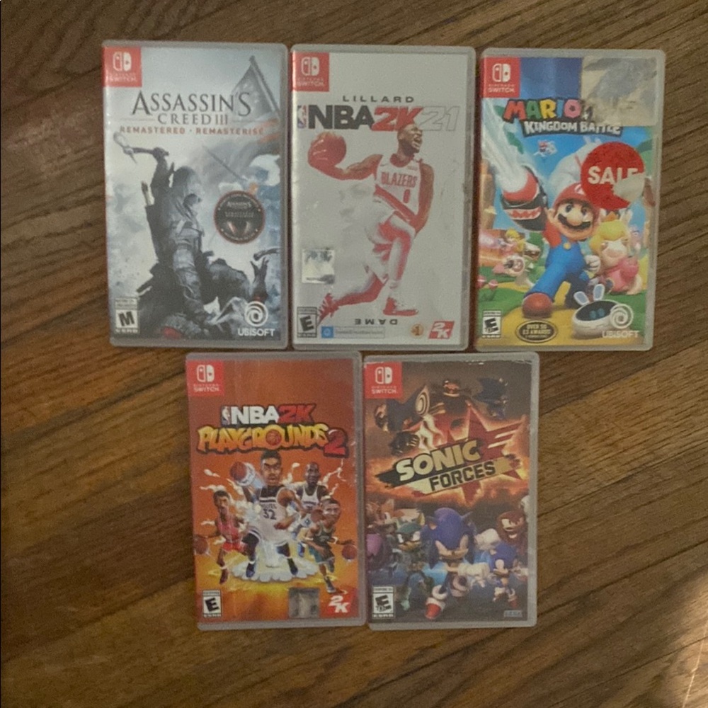 Nintendo Switch Game Collection - Assorted Colors